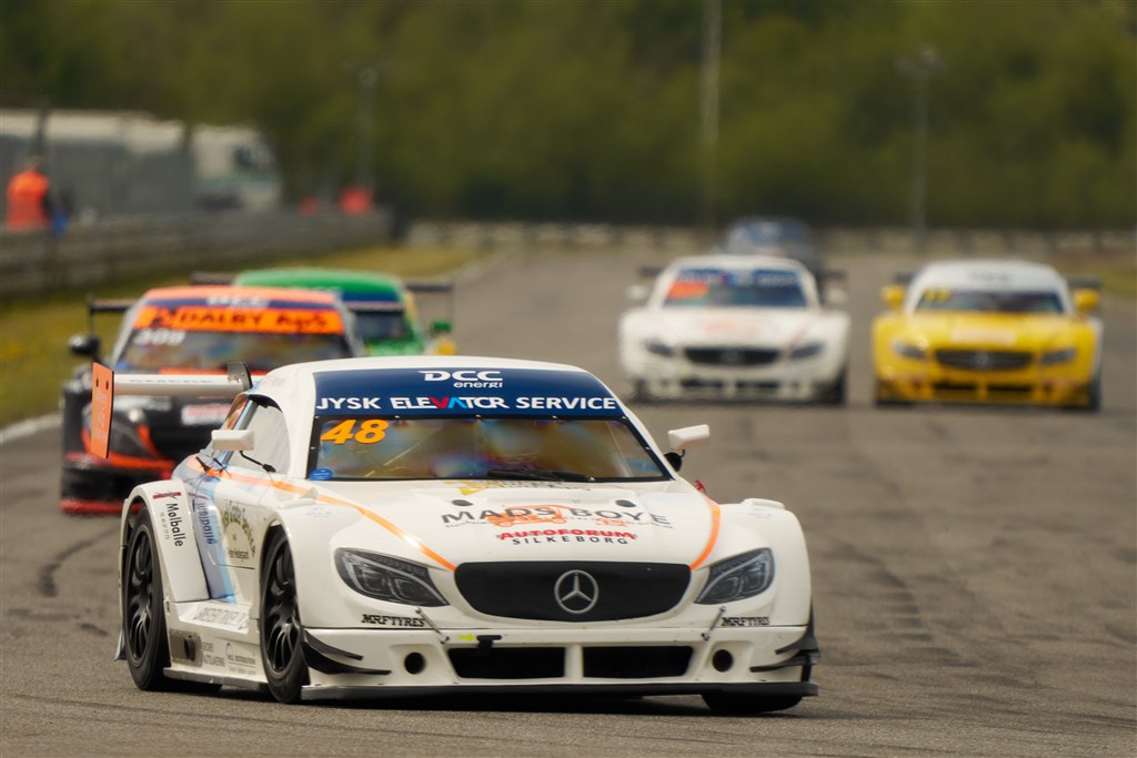 Efter ti sæsoner i Super GT har Frederik Nymark endnu ikke taget titlen trods stribevis af sejre.
(Foto: Stumpphoto)